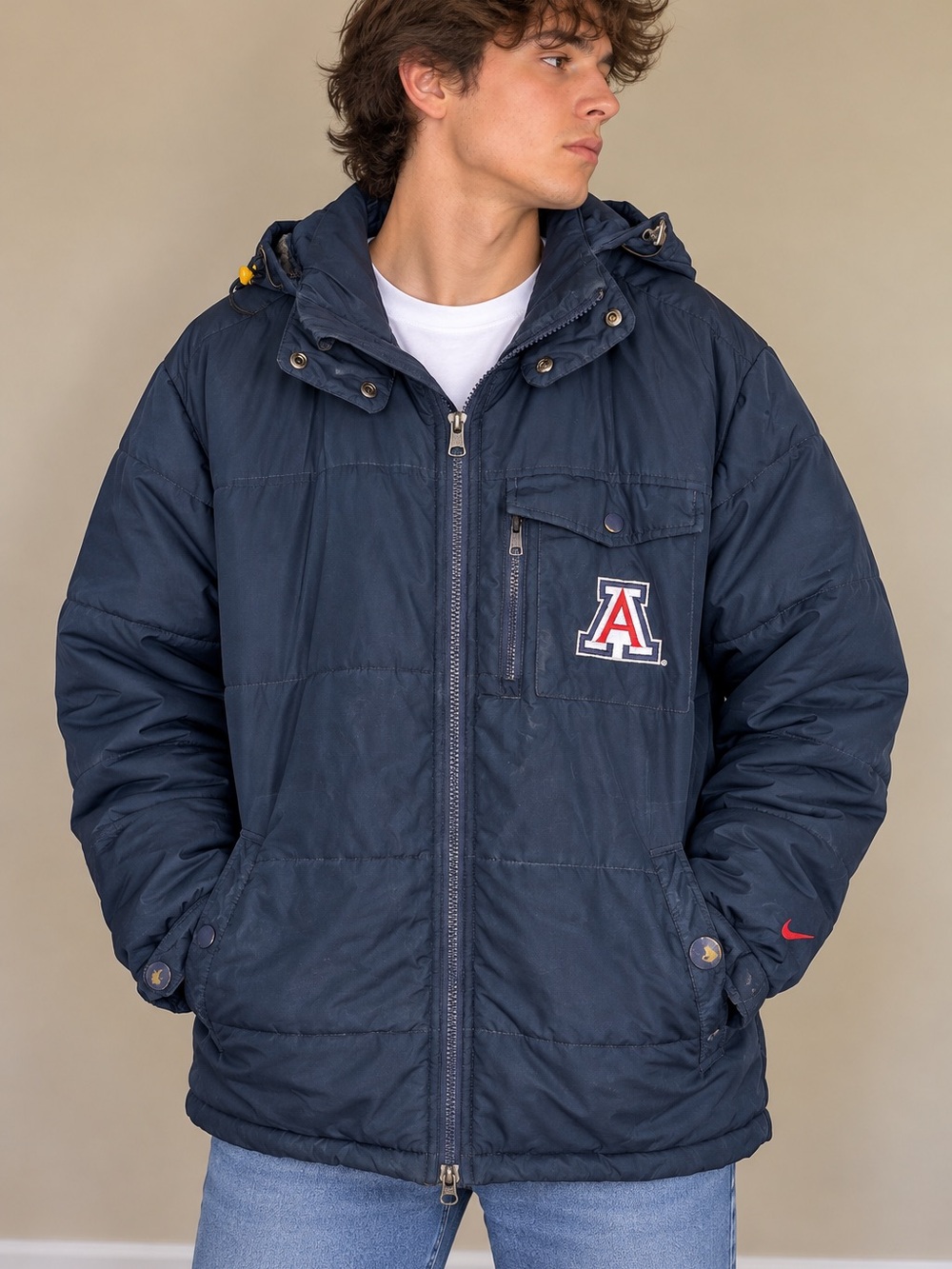 Nike Storm-FIT Arizona Wildcats Hooded Jacket Men’s L Navy NCAA